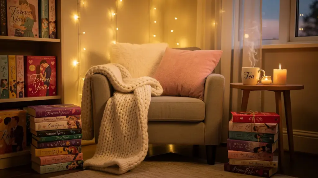 Cosy single seat sofa with romance tropes collections